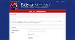 Desktop Screenshot of forum.bielskatwierdza.pl